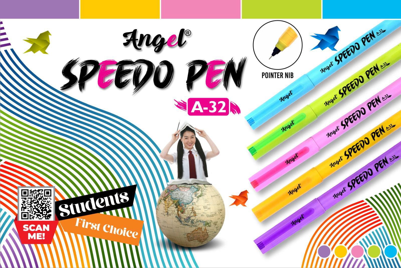 Angel Speedo Fountain Pen Wing Sing Nib Pencil Mall
