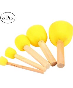 Sponge Foam Brushes For Artists - 5 Brushes
