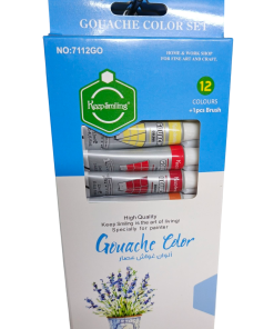 Keep Smiling Gouache Colors 12ml Tubes Pack of 12 Colors