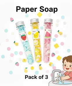 Paper Soap Pack of 3 Tubes