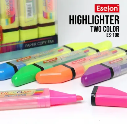 Double Highlighter - Dual Sided Highlighter of Different Colors