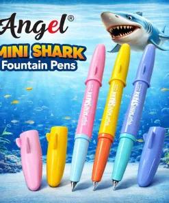 Angel Mini Shark Fountain Pens - Wing Sing Nib 3 Pcs - Multicolor