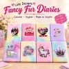 Fancy Furr Diary – Cute & Colorful Fur Cover Diary for Students, Kids & Gifting